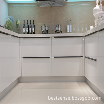 Guangzhou white high gloss lacquer kitchen cabinet doors